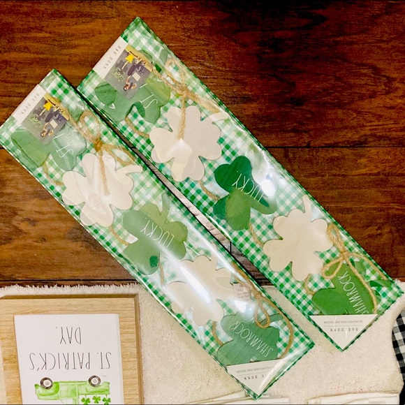Rae Dunn Other - Rae dunn Shamrock garland lucky